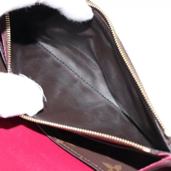 Authentic LOUIS VUITTON Monogram Portefeuille Emilie Wallet bst264-120225 - Picture 11 of 16